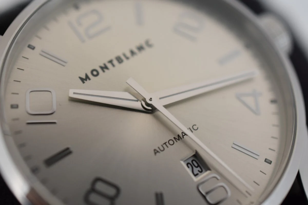 Montre MONTBLANC "TimeWalker" en acier, saphir et cuir - Image 3