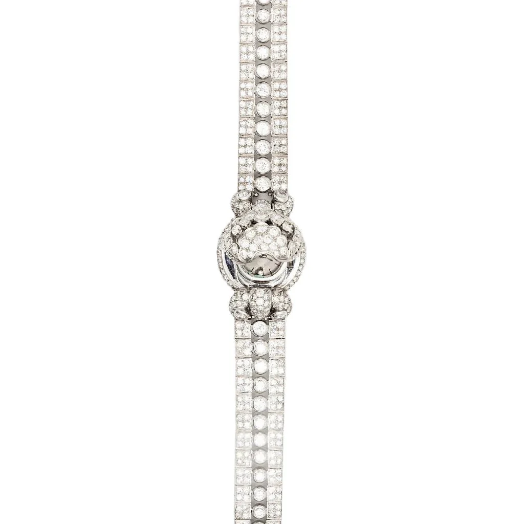 Montre en platine et diamants - Image 11