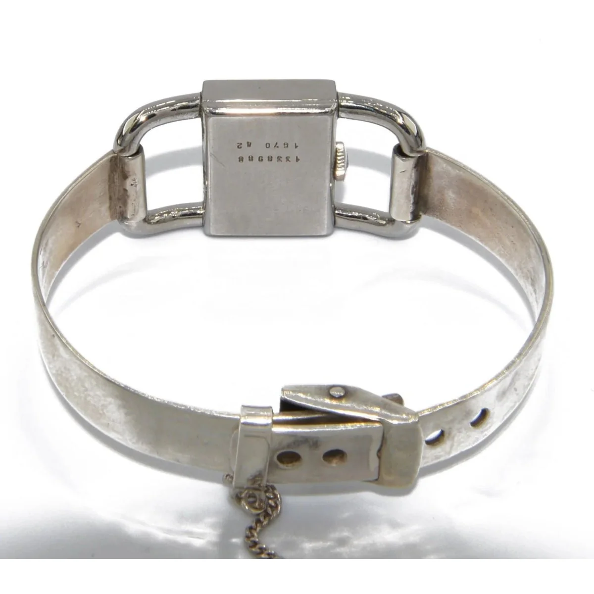 Montre acier Modèle Etrier Jaeger Lecoultre pour la maison Hermès - Image 5