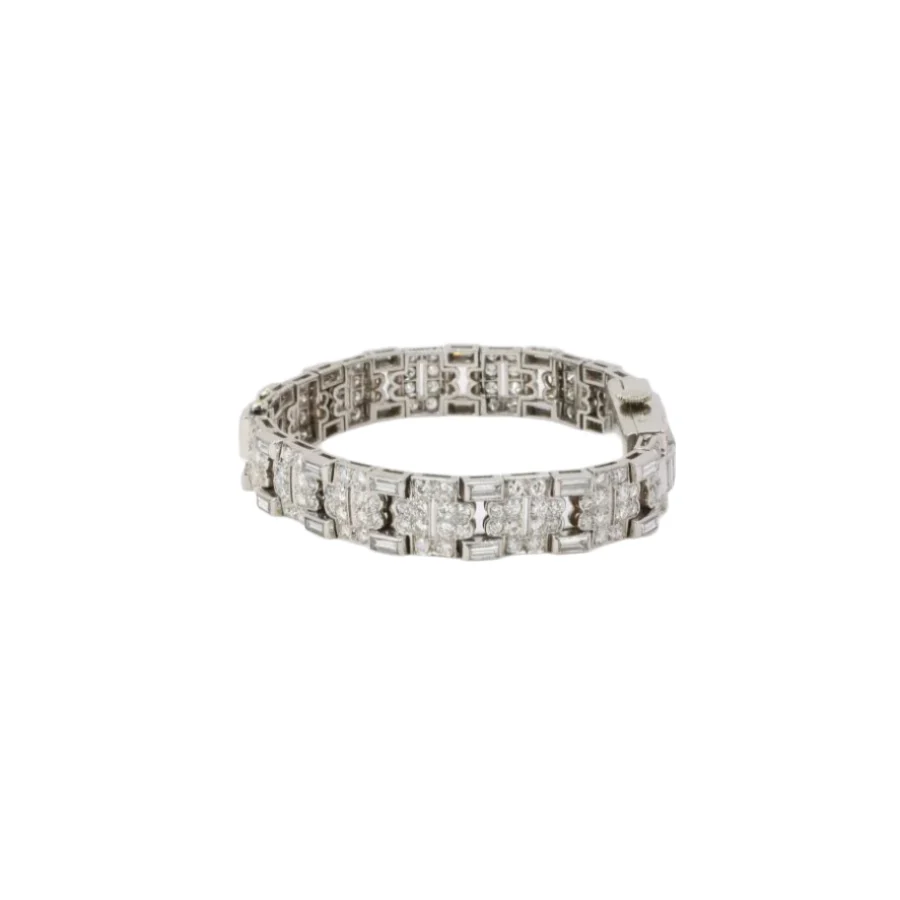 Montre Art Déco diamants platine - Image 5
