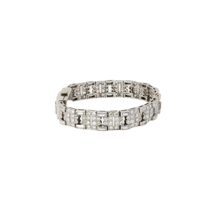 Montre Art Déco diamants platine - Image 8