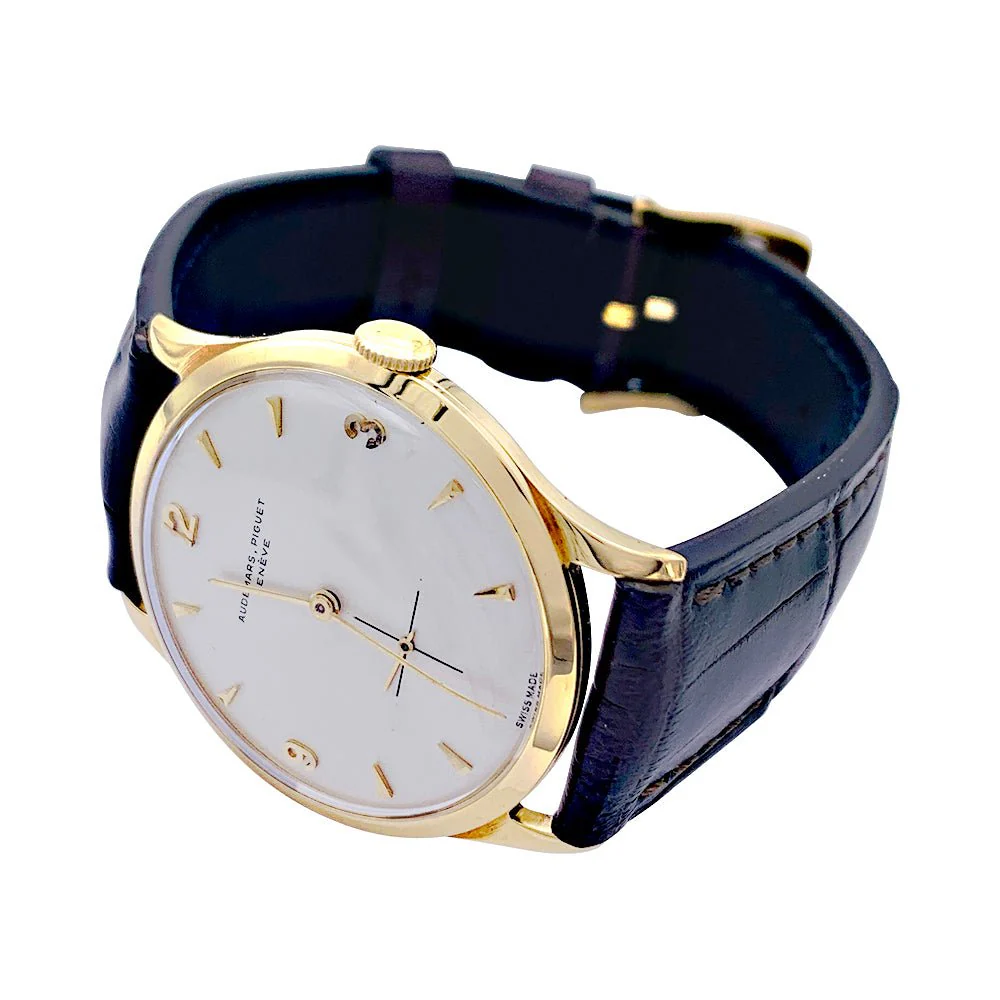 Montre Audemars Piguet, "Classique", or jaune, cuir. - Image 4