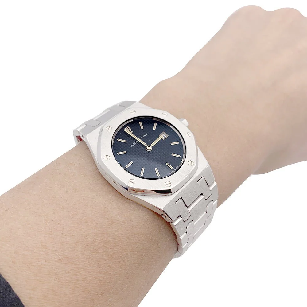 Montre Audemars Piguet "Royal Oak" acier. - Image 5