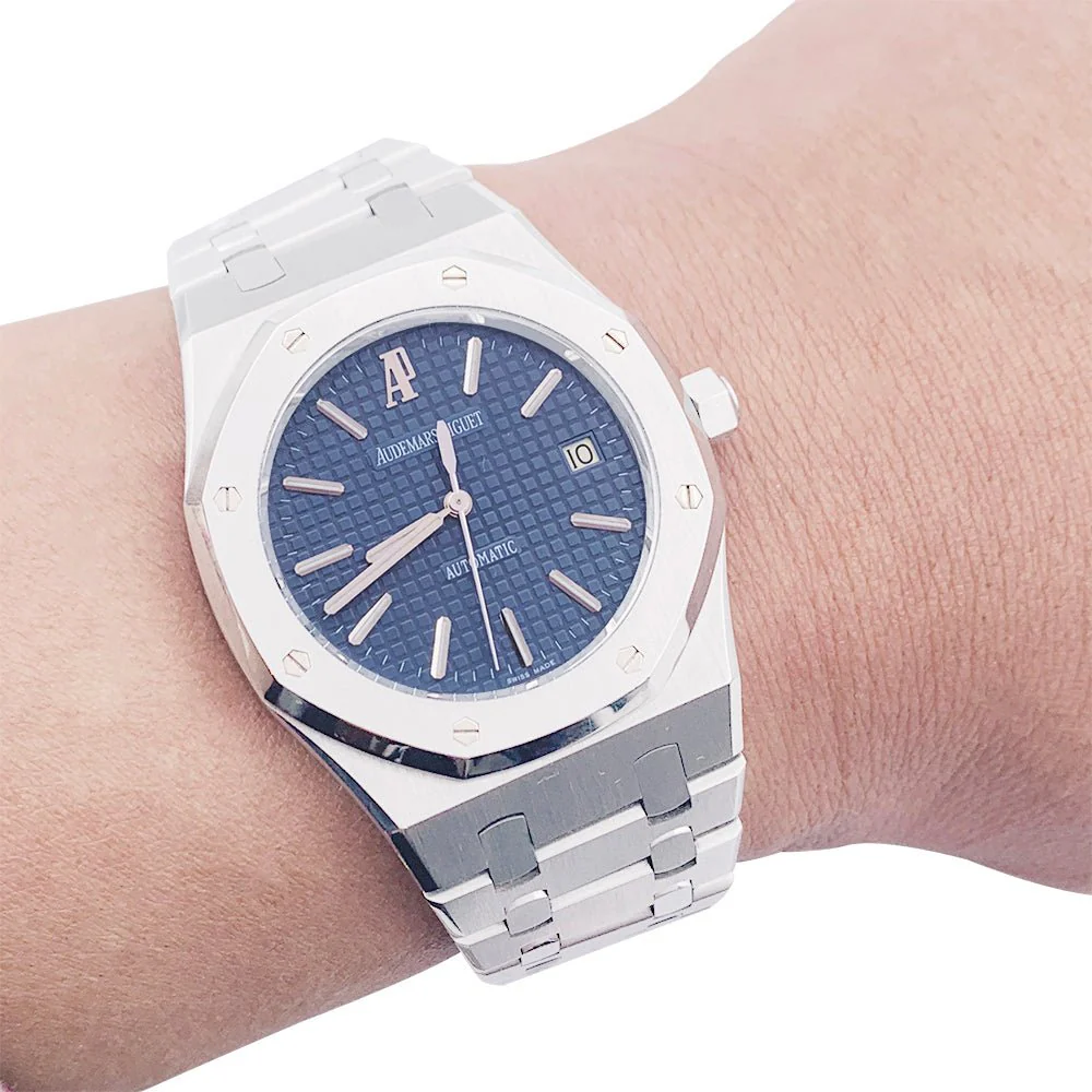 Montre Audemars Piguet, "Royal Oak", acier. - Image 9