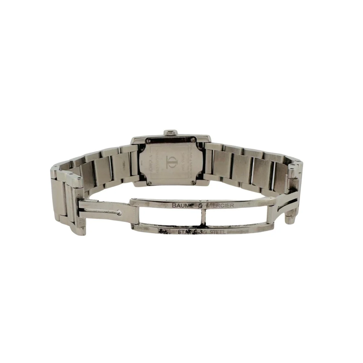 Montre BAUME & MERCIER en acier et diamants - Image 2