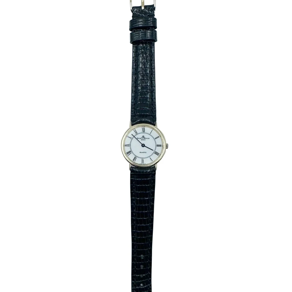 Montre BAUME & MERCIER en or jaune et cuir - Image 3