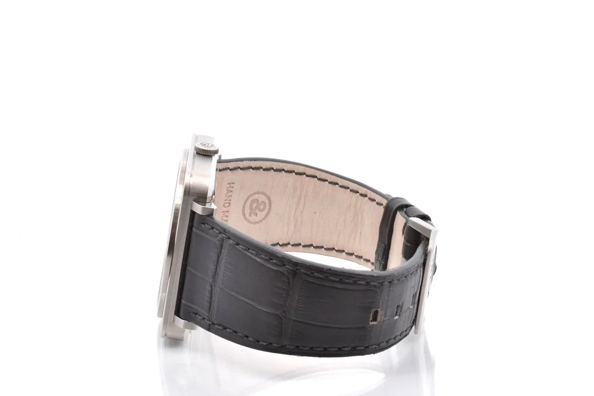 Montre BELL & ROSS "Brs-92" en cuir et cristal - Image 3