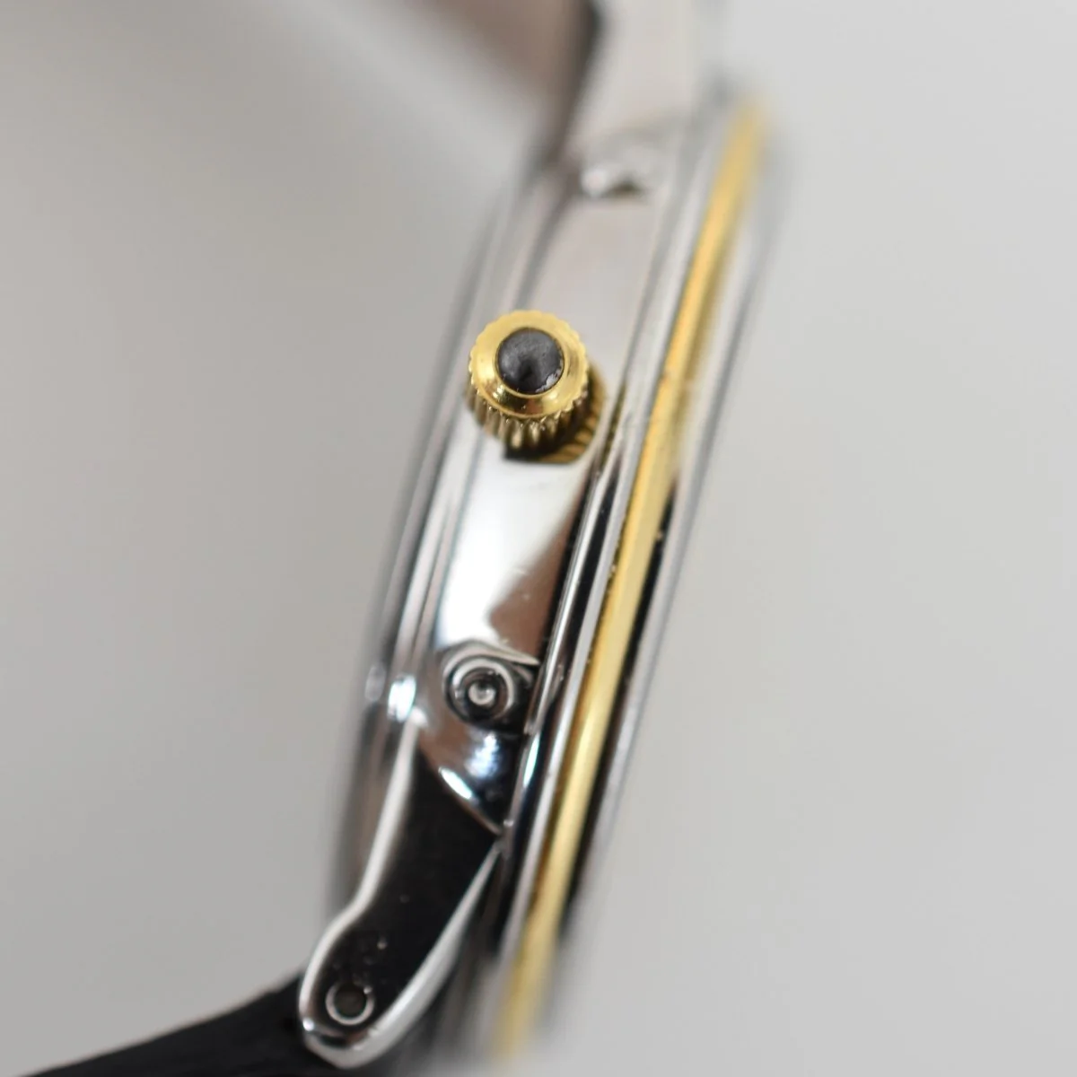 Montre BLANCPAIN "Villeret" en or jaune, acier et cuir - Image 8