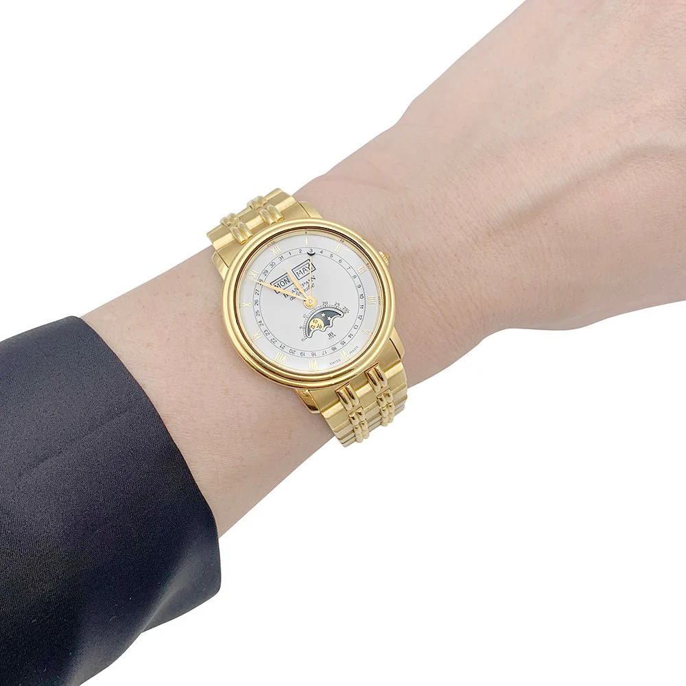 Montre BLANCPAIN "Villeret Moonphase" en or jaune - Image 2