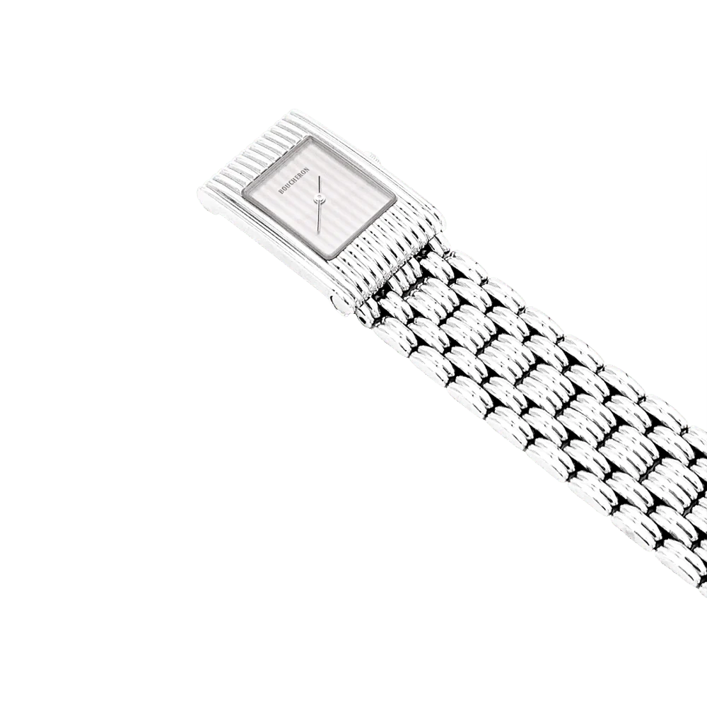 Montre BOUCHERON "Reflet" en acier et argent - Image 4
