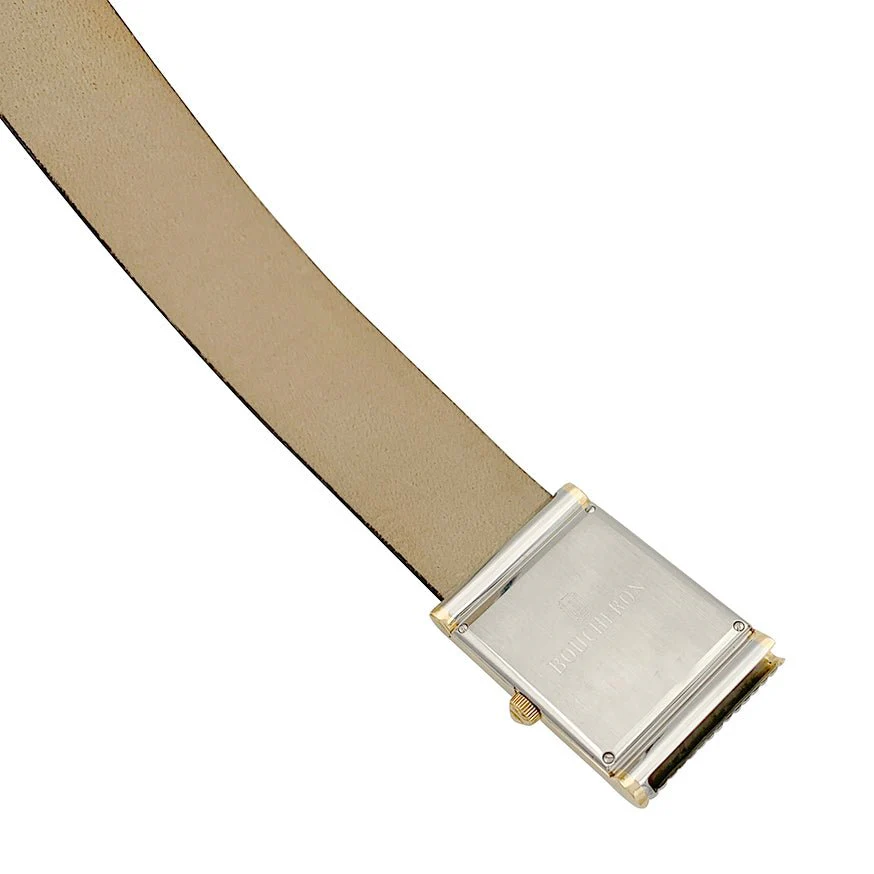Montre Boucheron, "Reflet", or jaune, acier. - Image 2