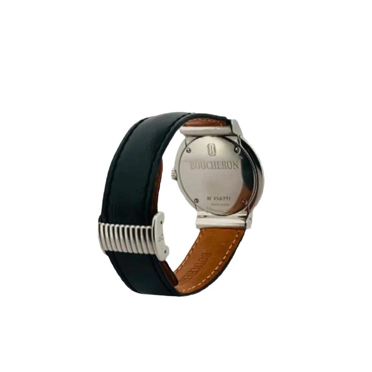 Montre BOUCHERON, "Reflet Solis" en acier et diamants - Image 2