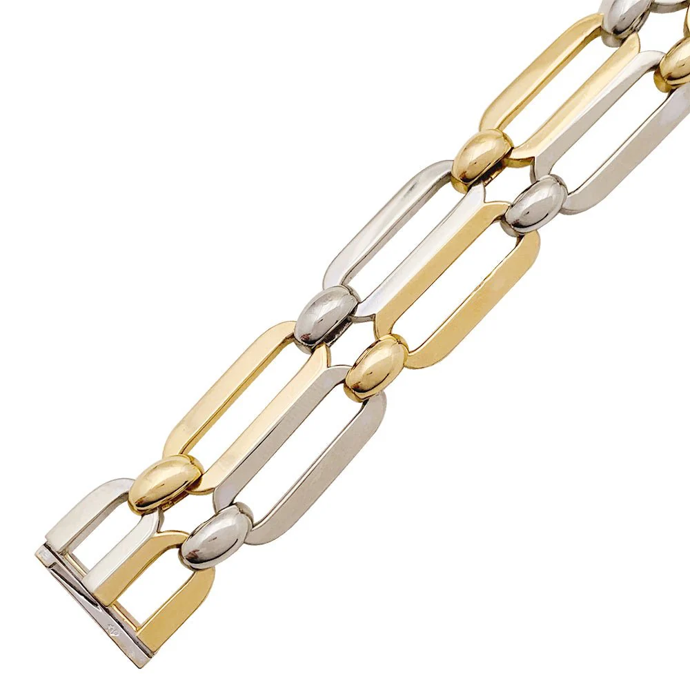 Montre Boucheron vintage, deux ors. - Image 3