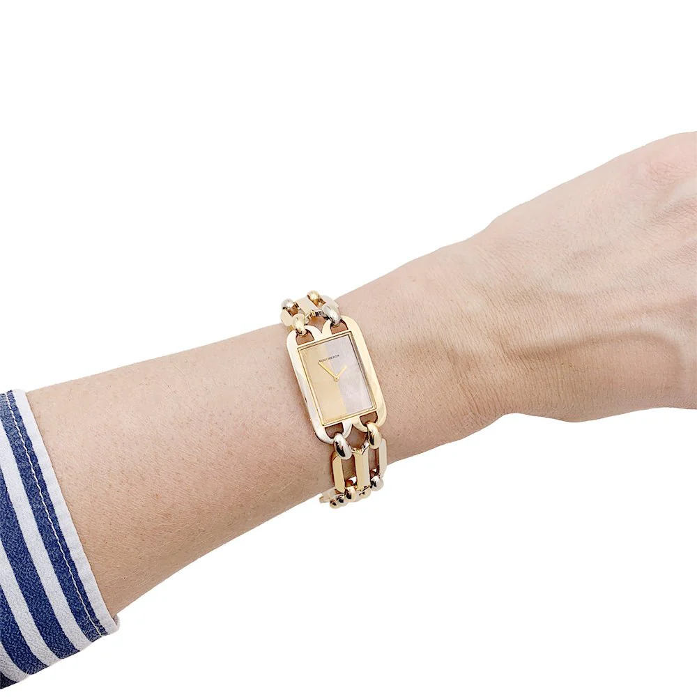 Montre Boucheron vintage, deux ors. - Image 6