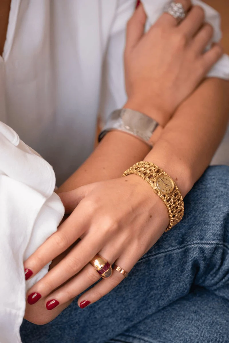 Montre bracelet de dame en or - Image 9