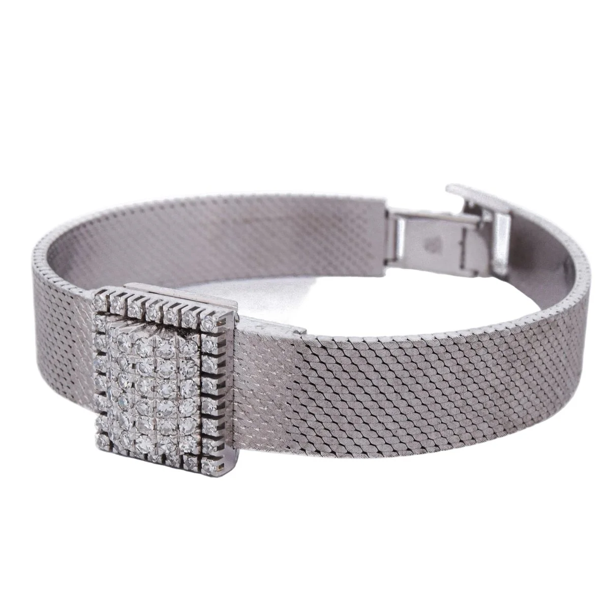 Montre Bracelet en or blanc et diamants - Image 3