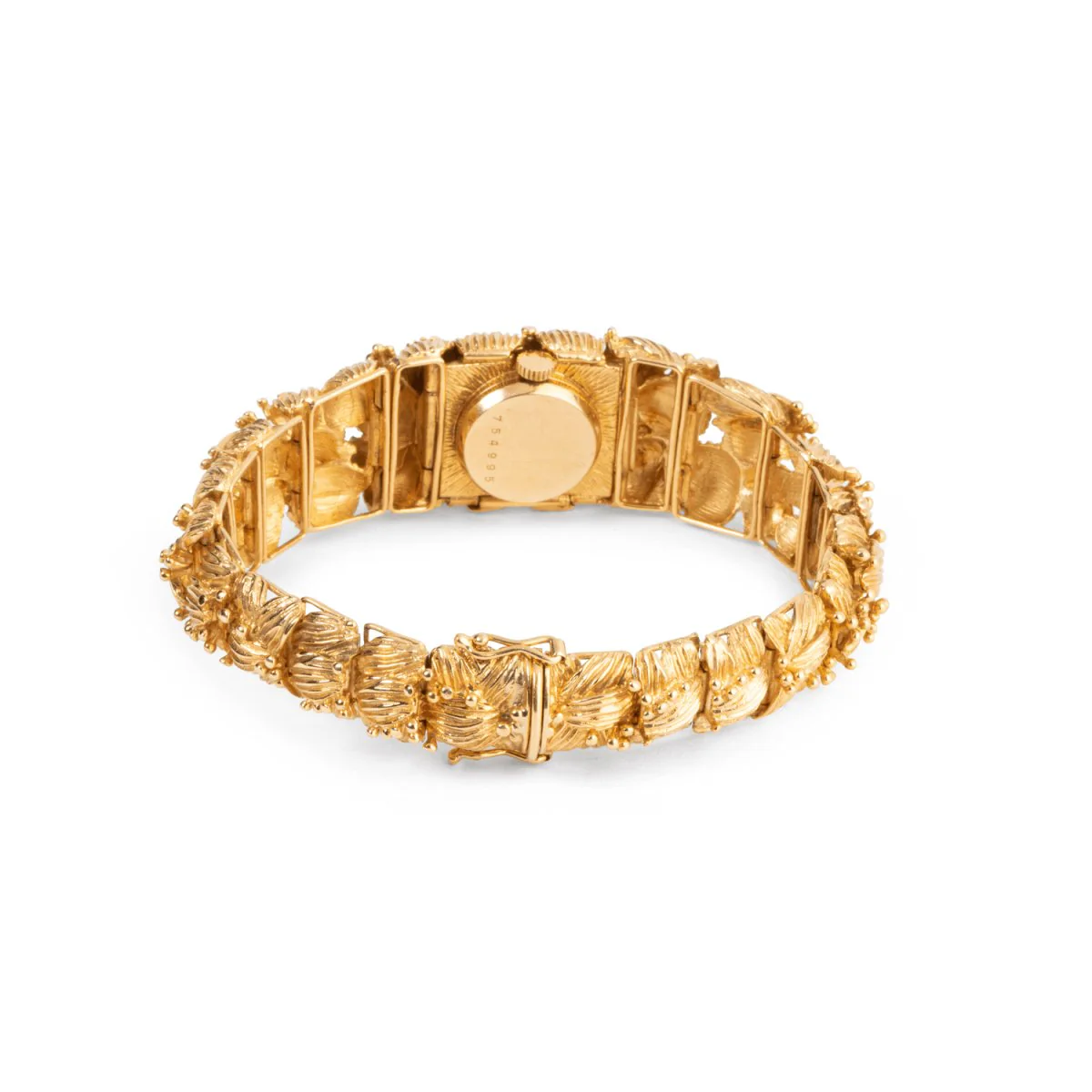 Montre bracelet feuillage JUEVENIA en or jaune - Image 10