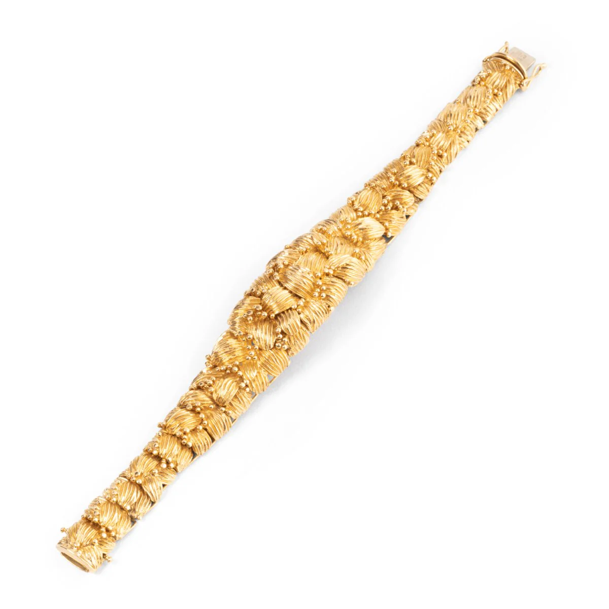 Montre bracelet feuillage JUEVENIA en or jaune - Image 12