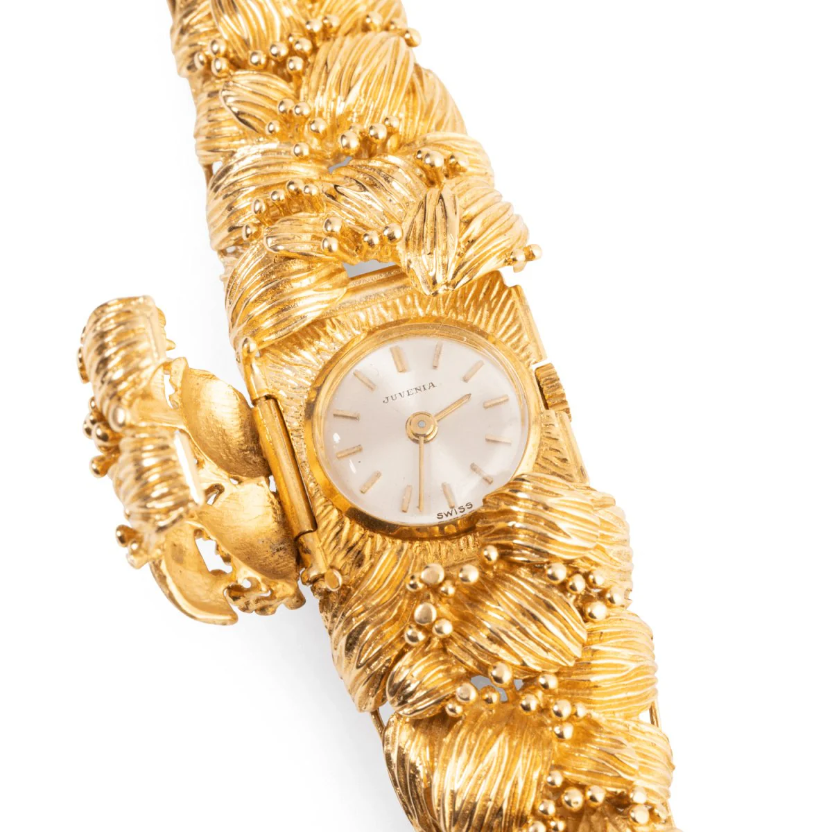 Montre bracelet feuillage JUEVENIA en or jaune - Image 6