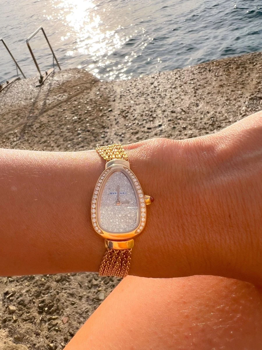 Montre Bvlgari collection Serpenti en or rose - Image 8