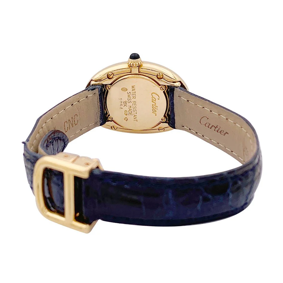 Montre CARTIER "Baignoire" Quartz en or jaune et or rose - Image 4