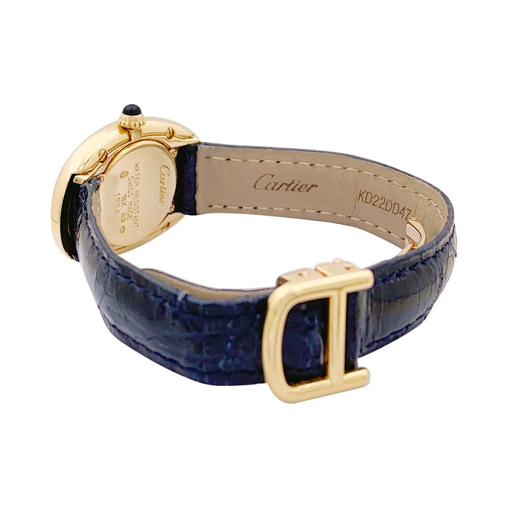Montre CARTIER "Baignoire" Quartz en or jaune et or rose - Image 6