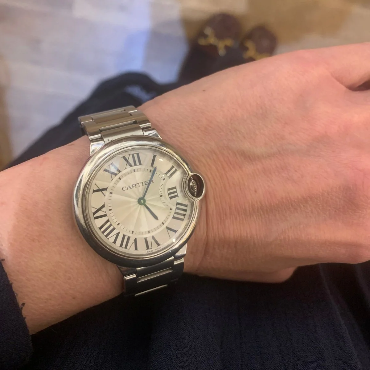 Montre CARTIER "Ballon Bleu" en acier - Image 2