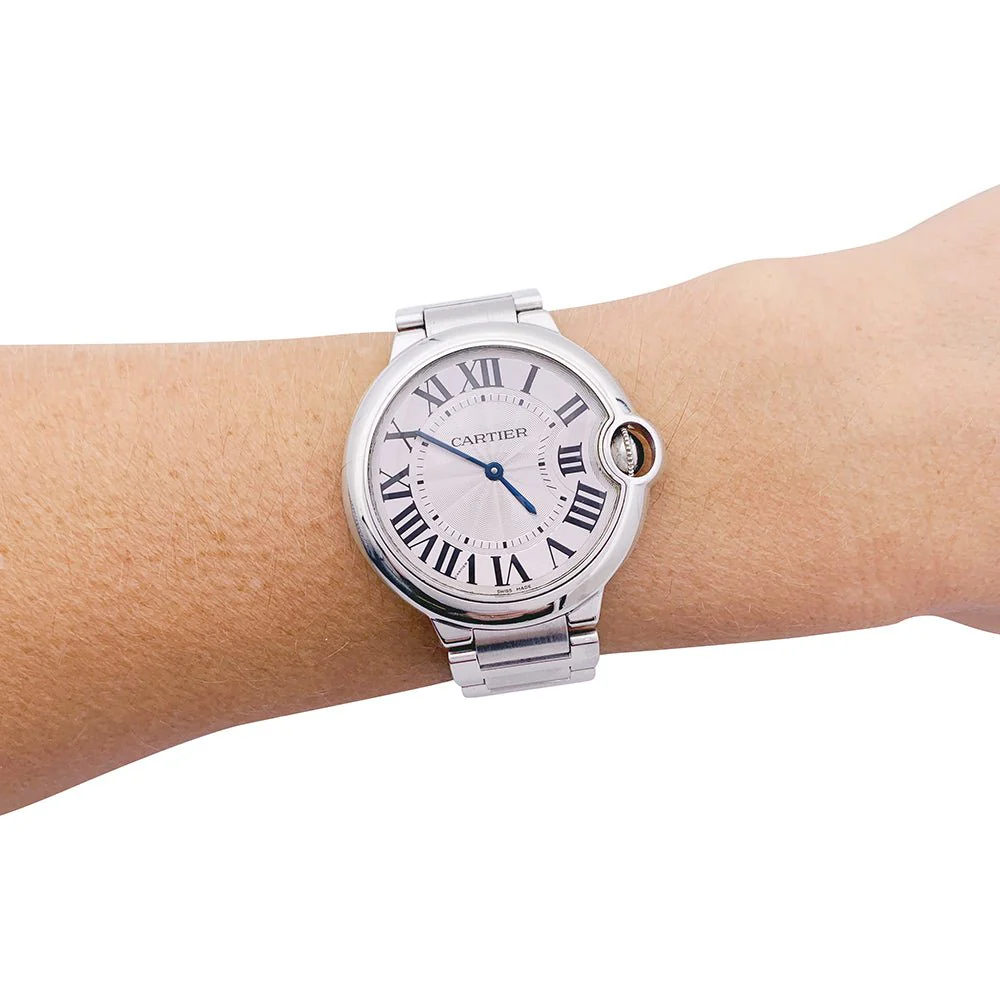 Montre CARTIER "Ballon Bleu", en acier - Image 2