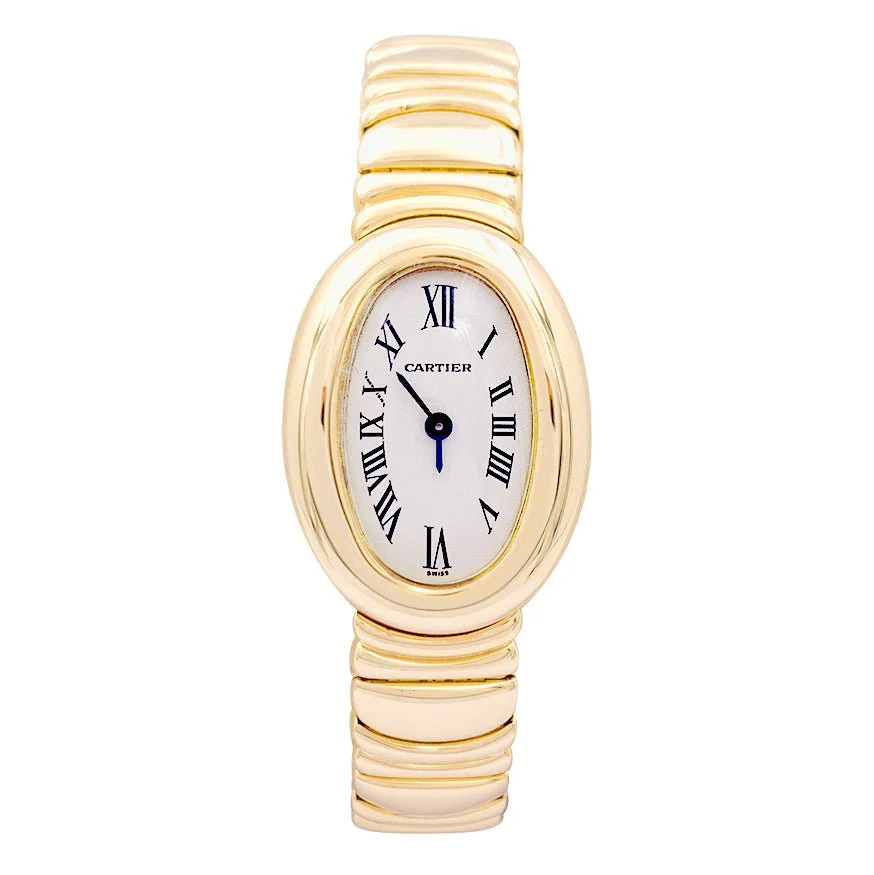 Montre Cartier "Mini Baignoire" en or jaune