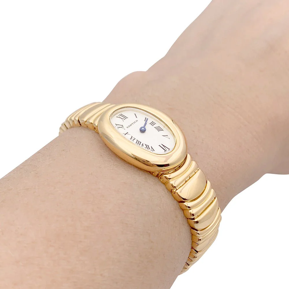 Montre Cartier "Mini Baignoire" en or jaune - Image 6