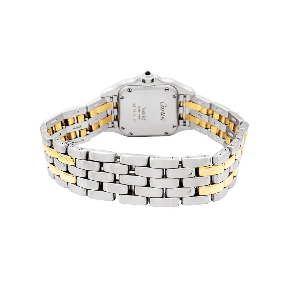 Montre CARTIER "Panthère" en or jaune et acier - Image 5