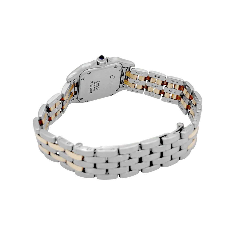 Montre CARTIER "Panthère" en or jaune et acier - Image 5