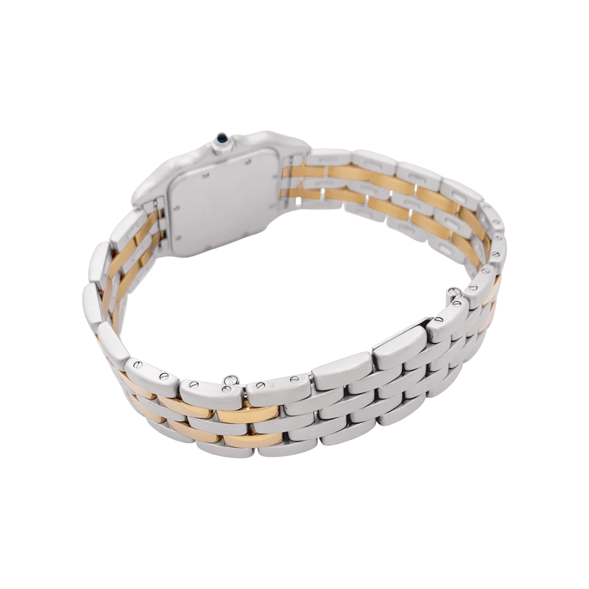 Montre CARTIER "Panthère" en or jaune et acier - Image 4