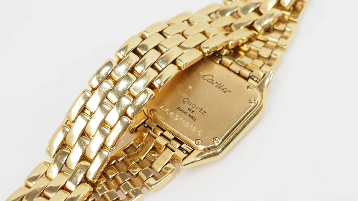 Montre Cartier Panthère en or jaune - Image 11