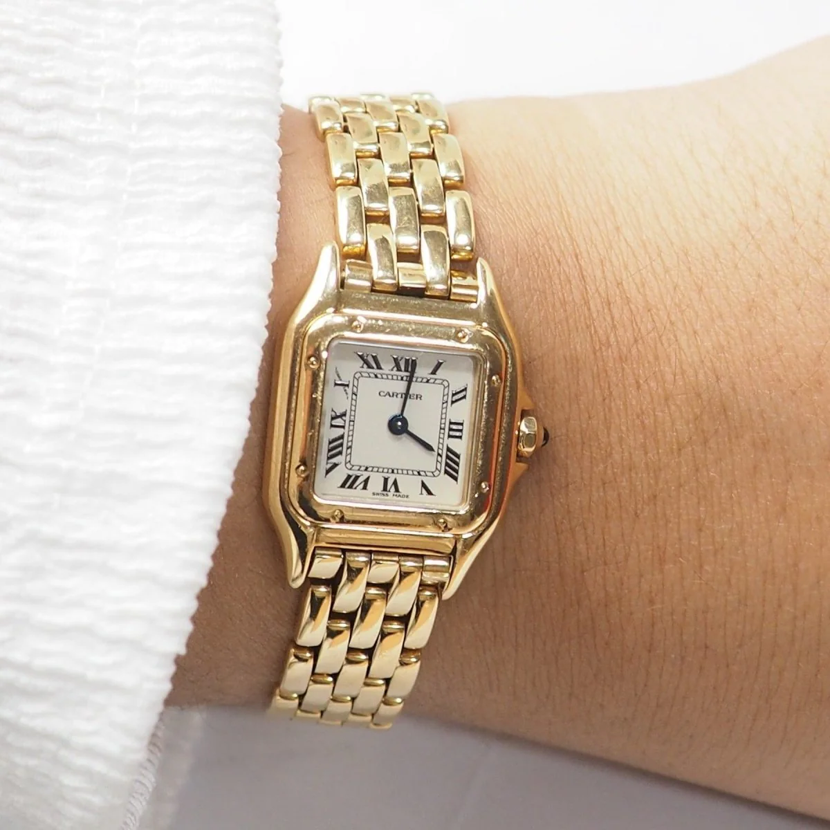 Montre Cartier Panthère en or jaune - Image 2
