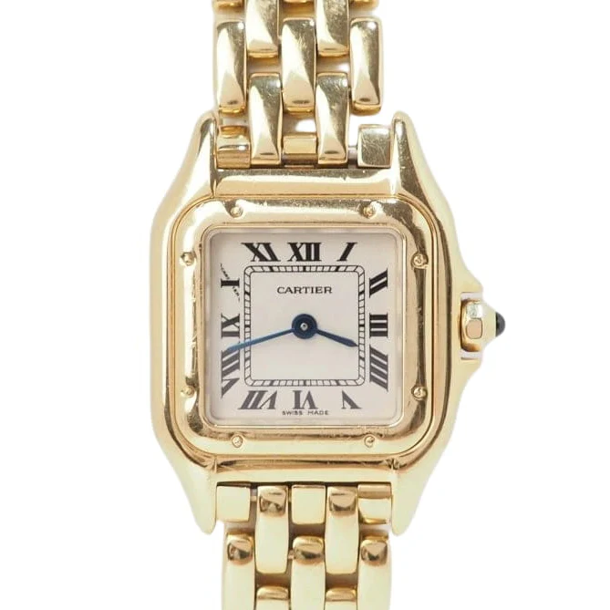 Montre Cartier Panthère en or jaune - Image 3