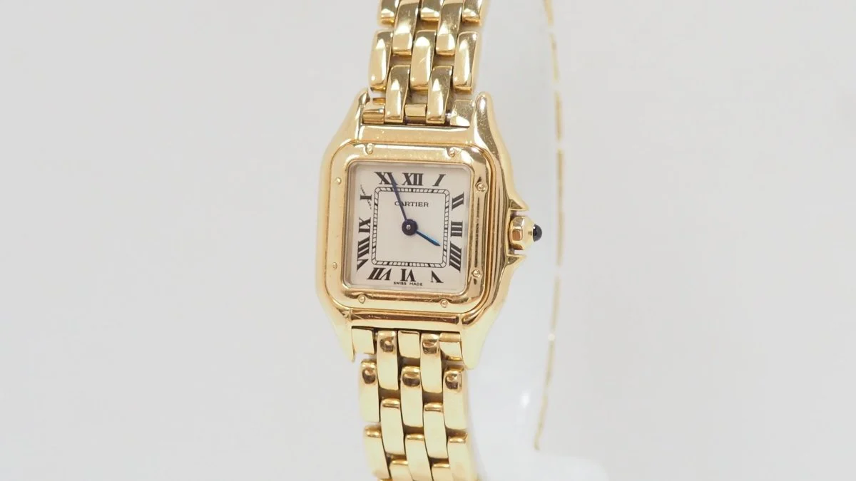Montre Cartier Panthère en or jaune - Image 4