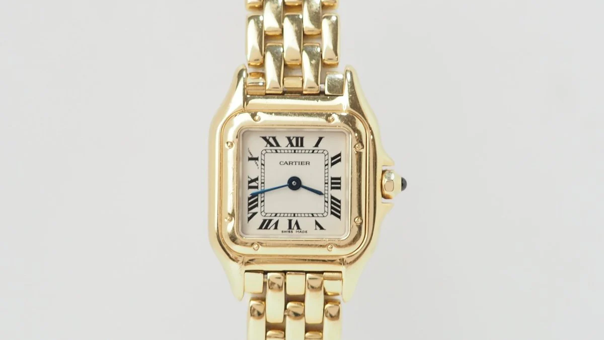 Montre Cartier Panthère en or jaune - Image 5
