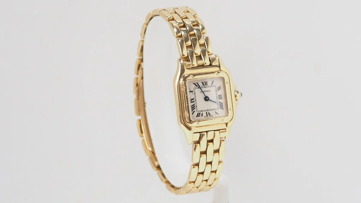Montre Cartier Panthère en or jaune - Image 6