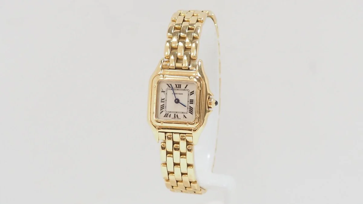 Montre Cartier Panthère en or jaune - Image 8