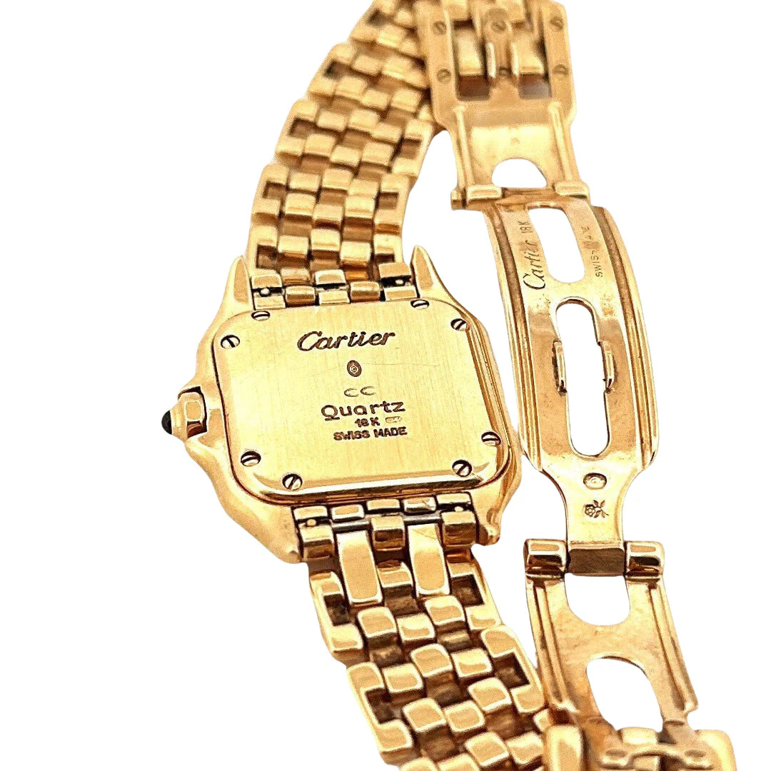 Montre CARTIER "Panthère" en or jaune - Image 4