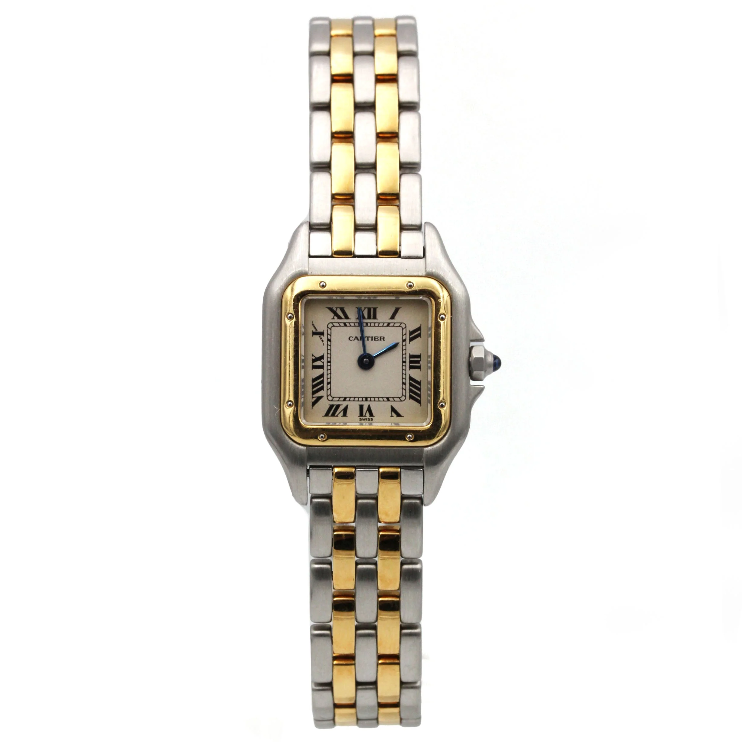 Montre CARTIER "Panthère" en or jaune, acier et quartz