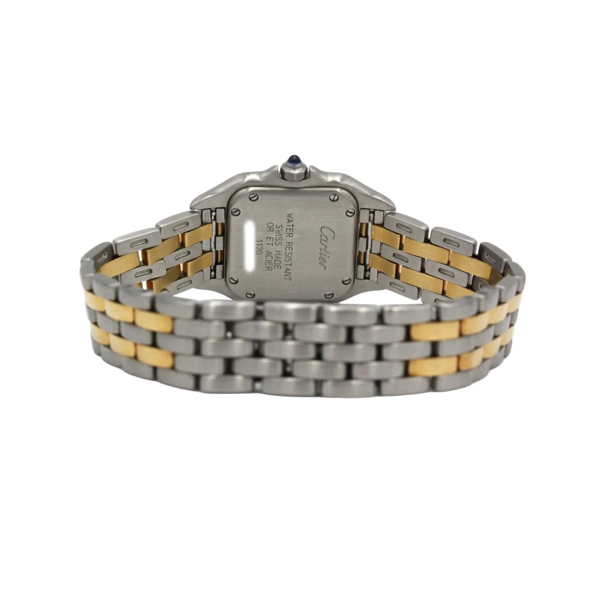 Montre CARTIER "Panthère" en or jaune, acier et quartz - Image 7