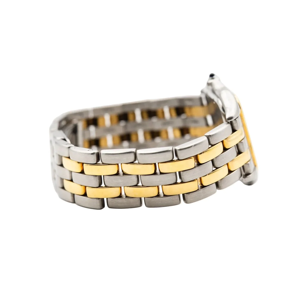 Montre CARTIER "Panthère" en or jaune, acier et quartz - Image 6
