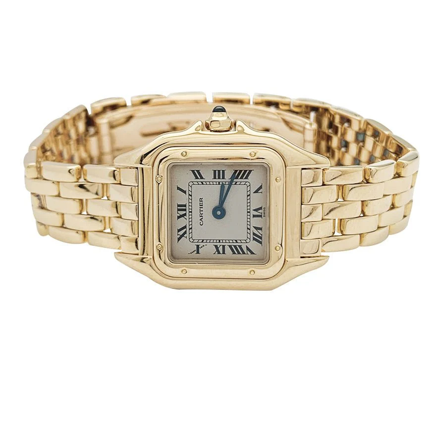 Montre Cartier, "Panthère", or jaune. - Image 3