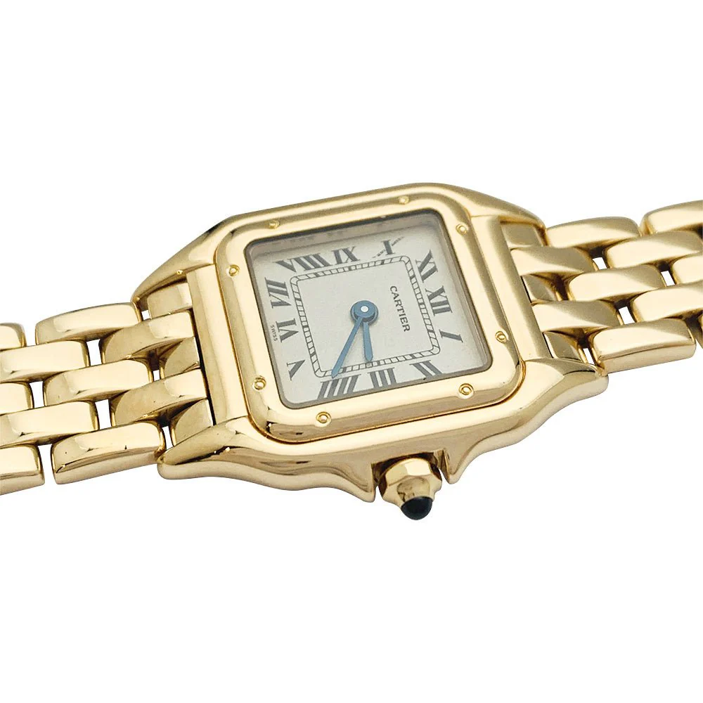 Montre Cartier, "Panthère", or jaune. - Image 4