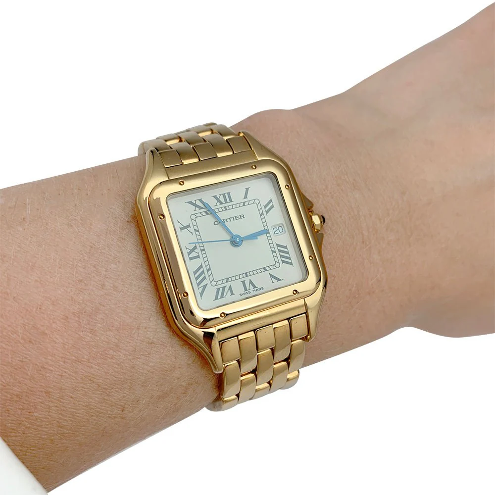 Montre Cartier ,"Panthère", or jaune. - Image 3