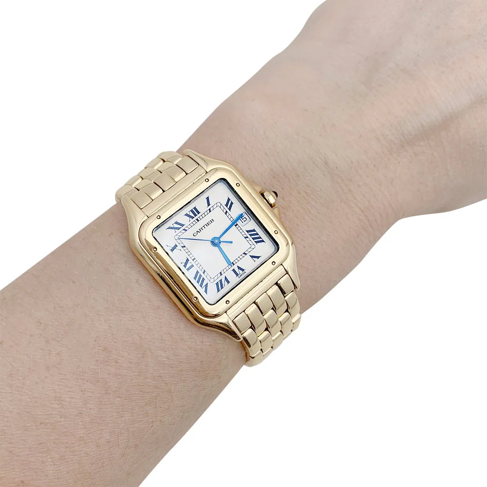 Montre CARTIER "Panthère" en or jaune - Image 2