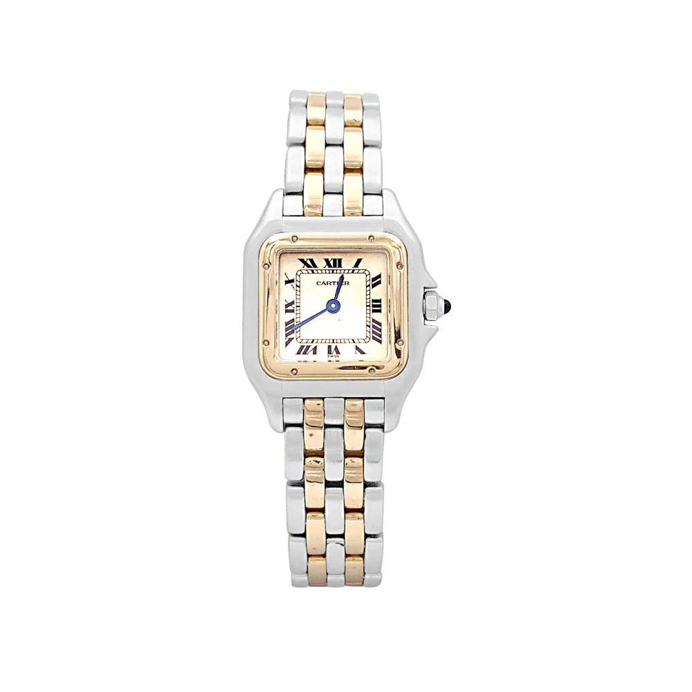 Montre CARTIER "Panthère" en or jaune et acier