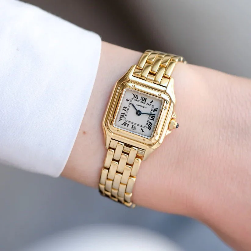Montre CARTIER "Panthère" PM en or jaune - Image 2